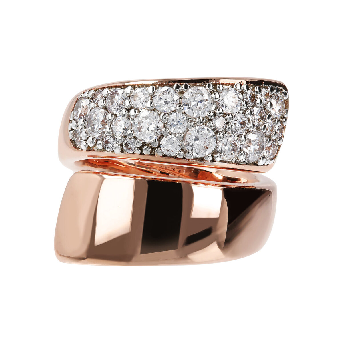Contrarié Ring with Pavé