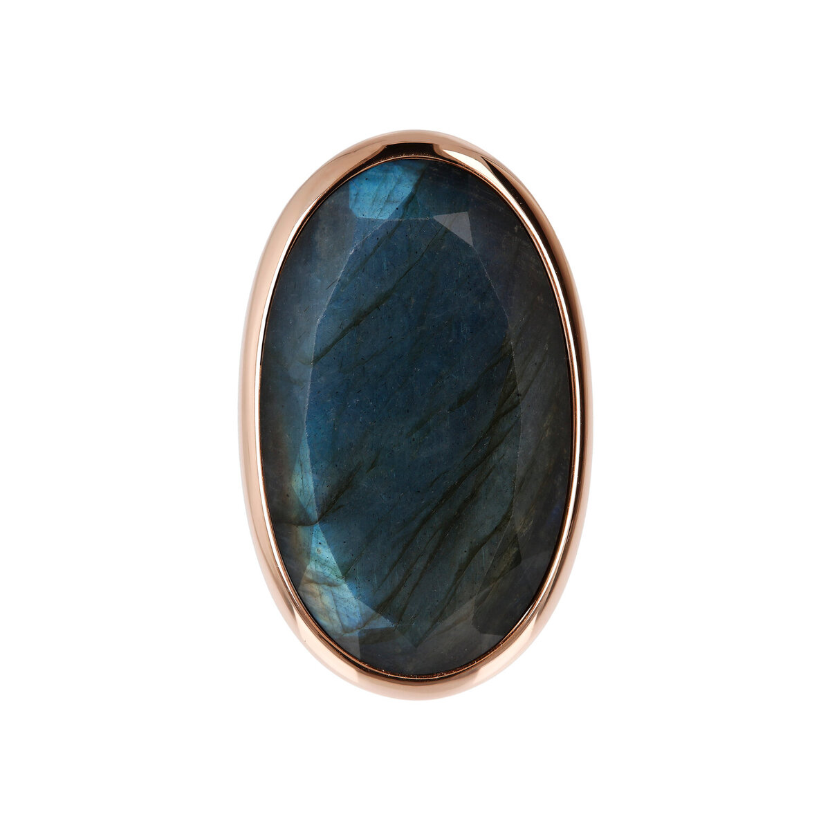 Chevalier Ring with Oval Natural Stone