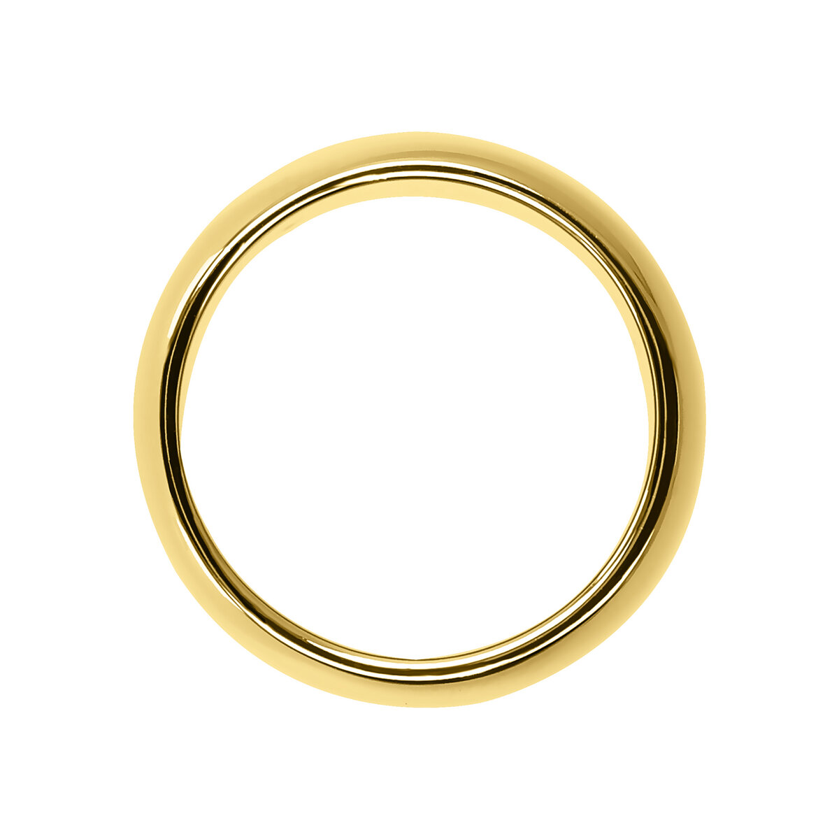 Golden Ring with Polished Surface