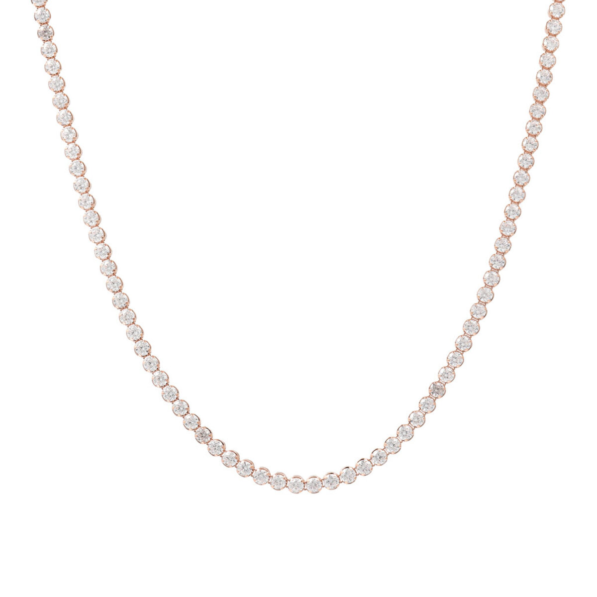Cubic Zirconia Tennis Necklace