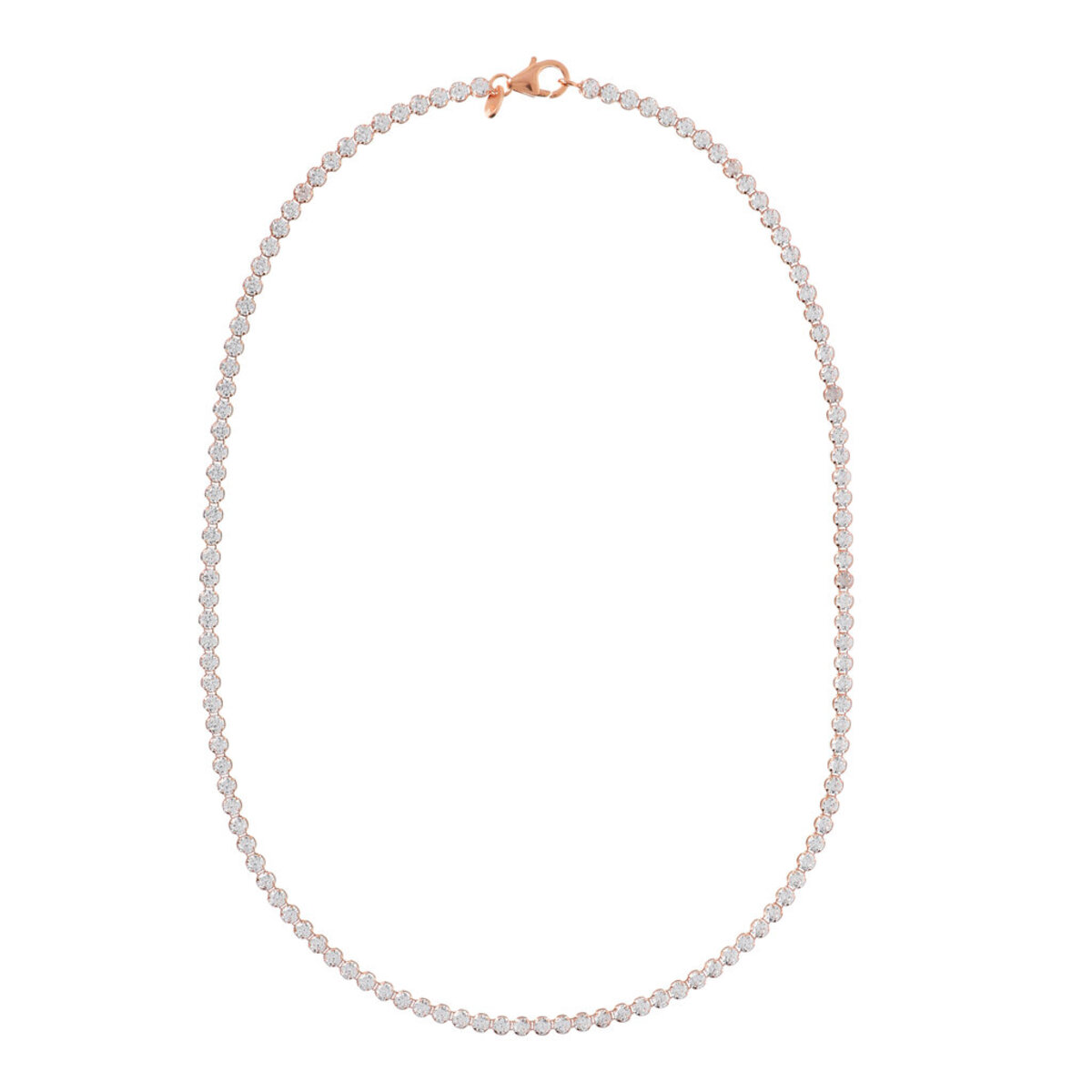 Cubic Zirconia Tennis Necklace
