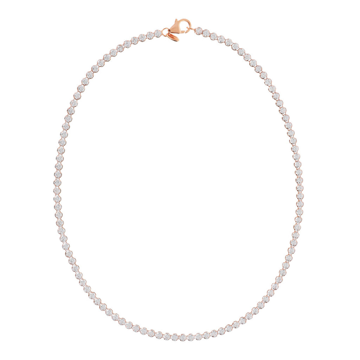 Cubic Zirconia Tennis Necklace