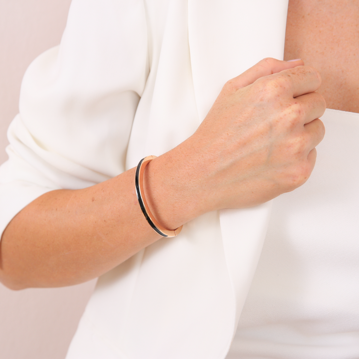 Enamelled Rigid Bracelet