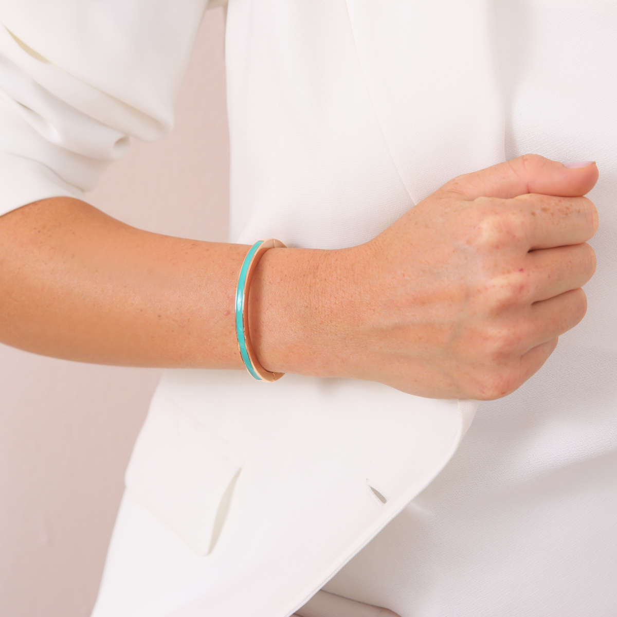 Enamelled Rigid Bracelet