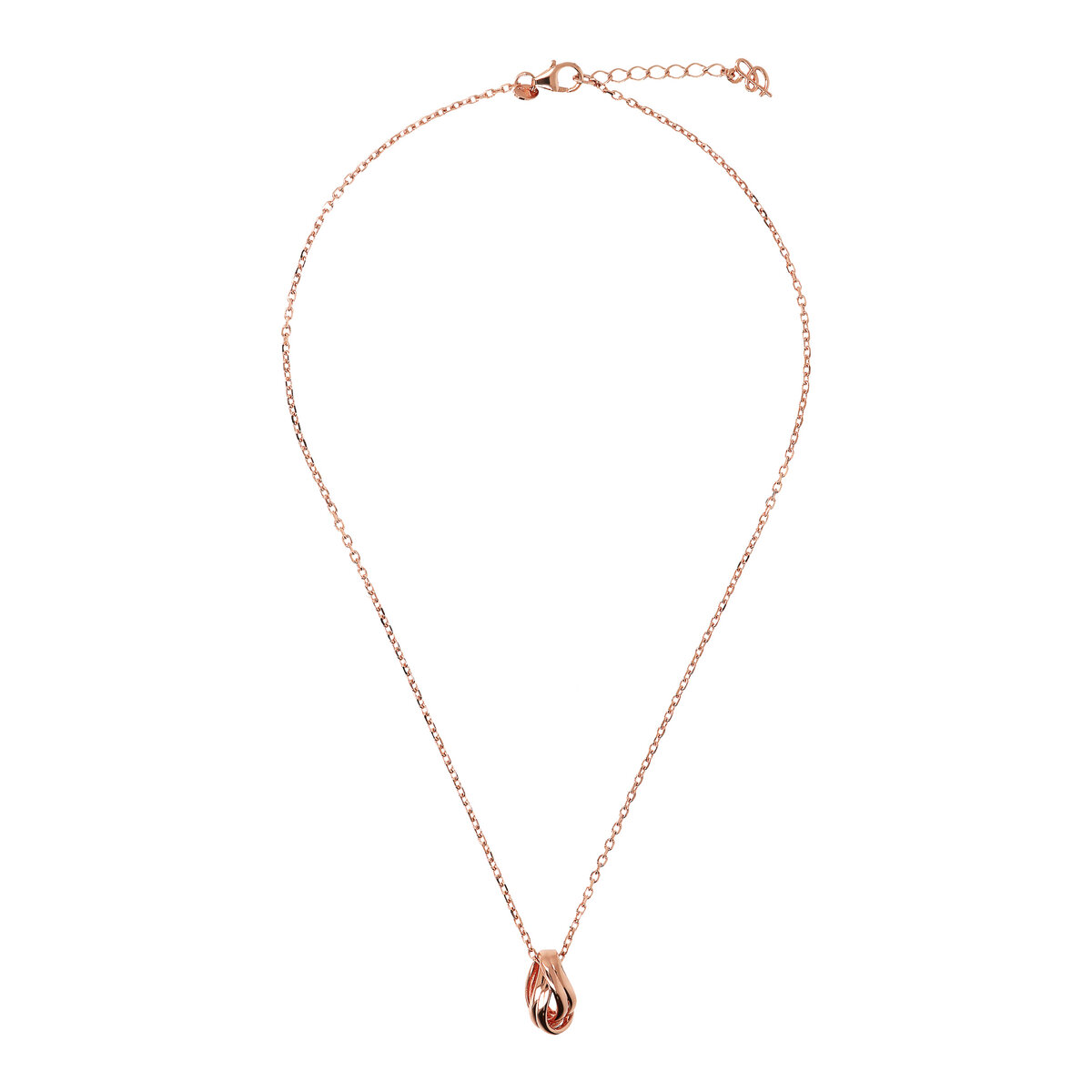 Forzatina Chain Necklace with Braided Drop Pendant