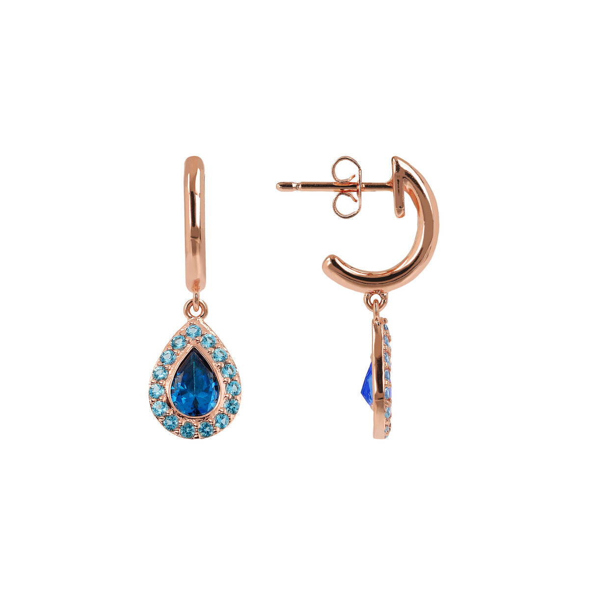 Drop Earrings in Cubic Zirconia