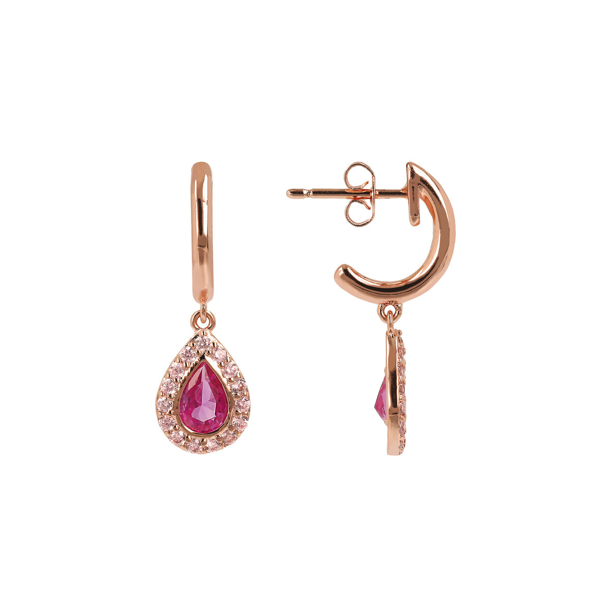 Drop Earrings in Cubic Zirconia