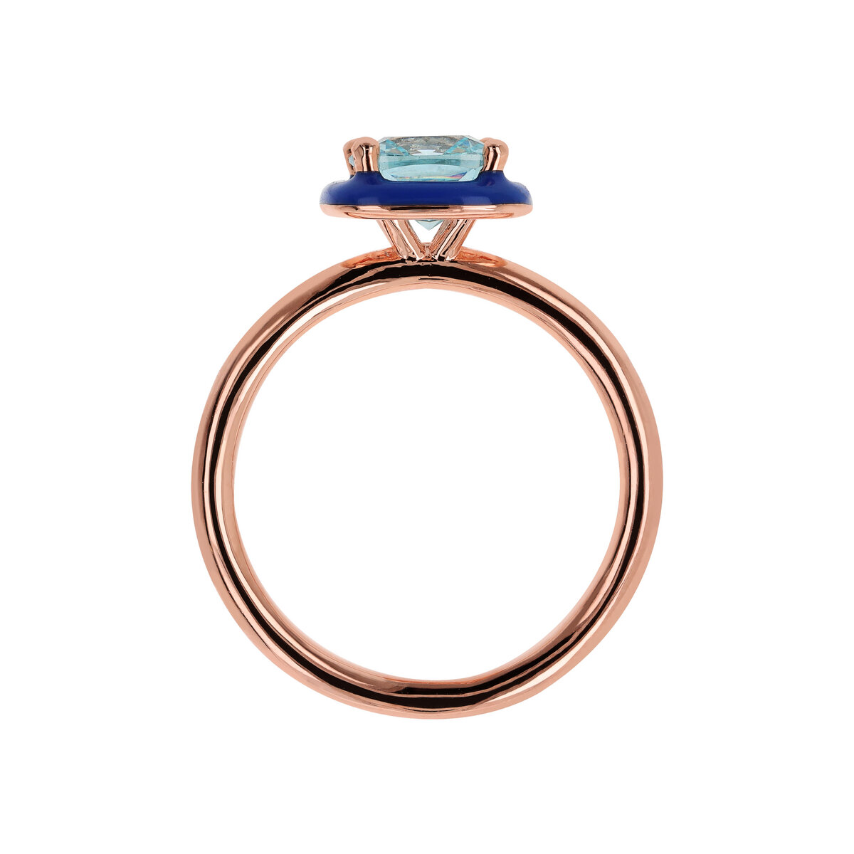 Cocktail Ring with Square Nano Crystal