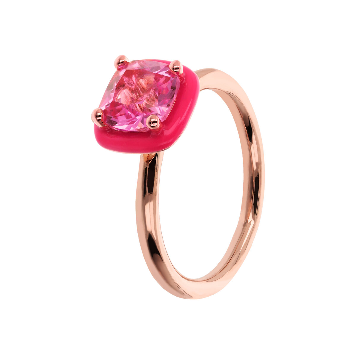 Cocktail Ring with Square Nano Crystal