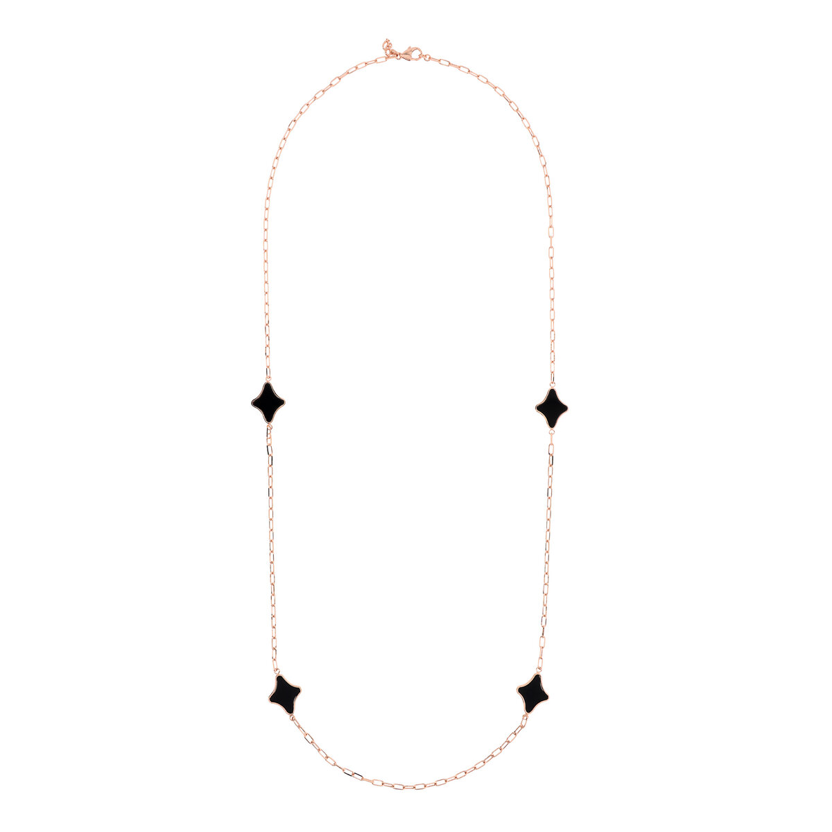 Forzatina Chain Necklace with Etoile in Natural Stone