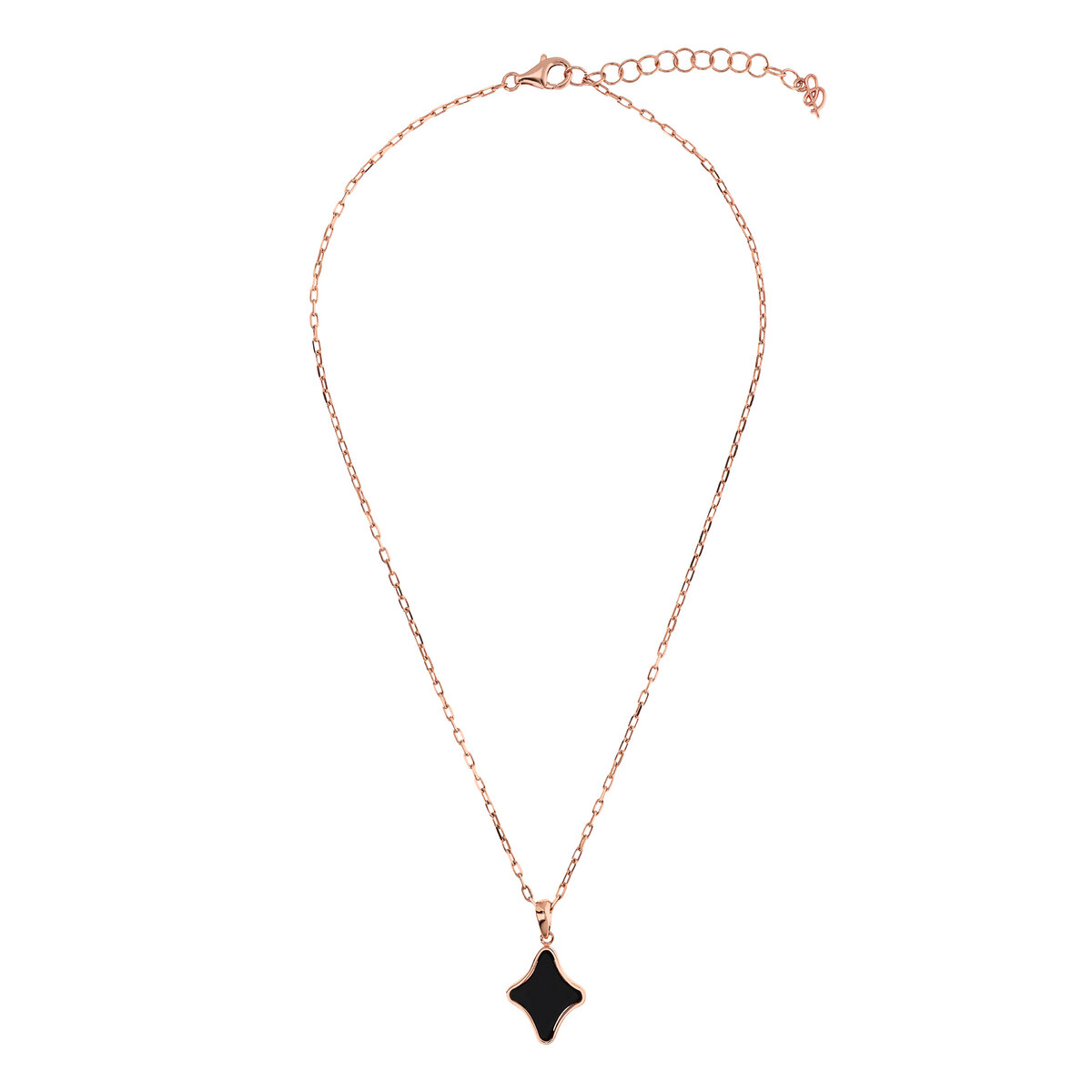 Forzatina Chain Necklace with Etoile Pendant in Natural Stone