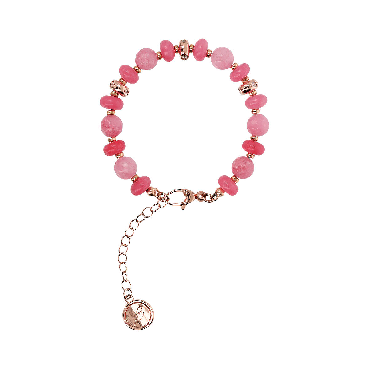 Bracelet with Étoile Rondelle and Natural Stones