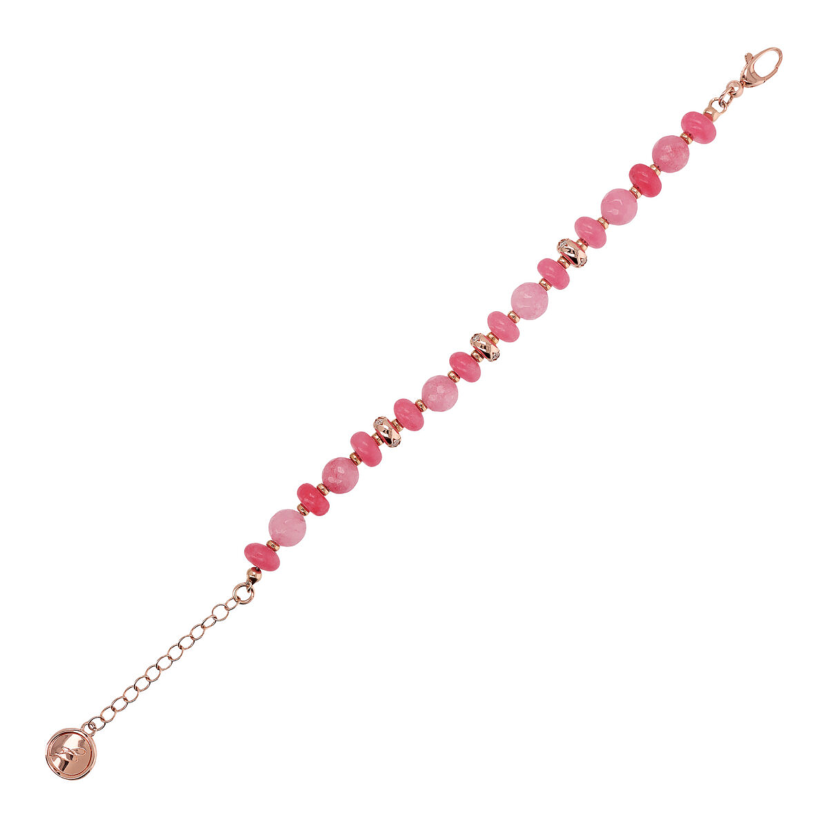 Bracelet with Étoile Rondelle and Natural Stones