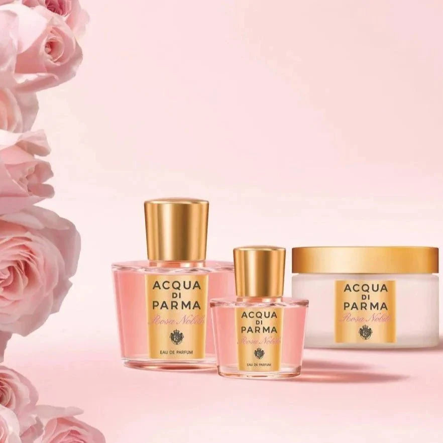 Acqua Di Parma Rosa Nobile Elegance Ensemble EDP Body Cream & Bath Gel