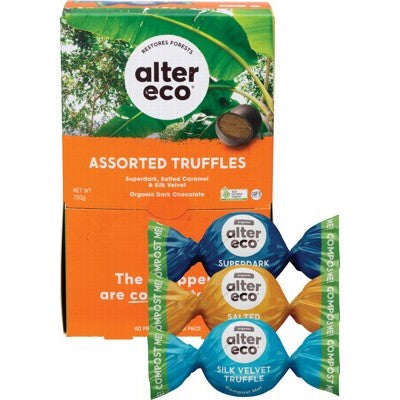 ALTER ECO Chocolate (Organic) Medley Truffles 60x12g