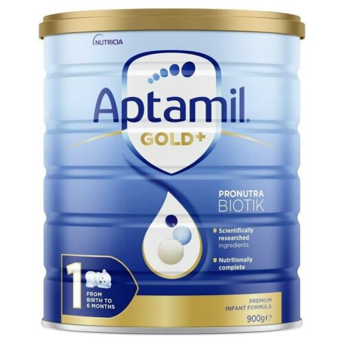 Aptamil Gold+ Stage 1 Infant Formula 900g