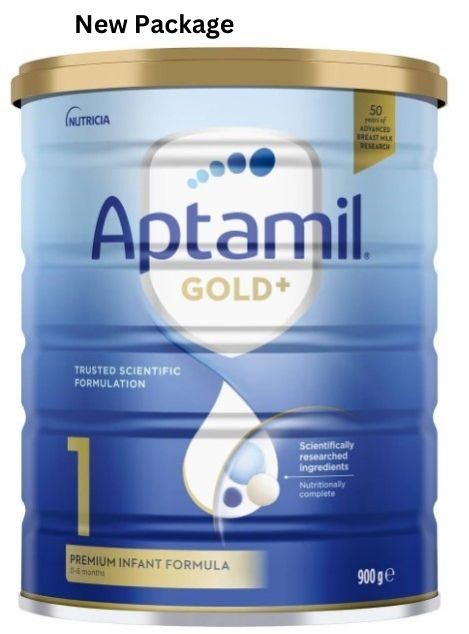 Aptamil Gold+ Stage 1 Infant Formula 900g