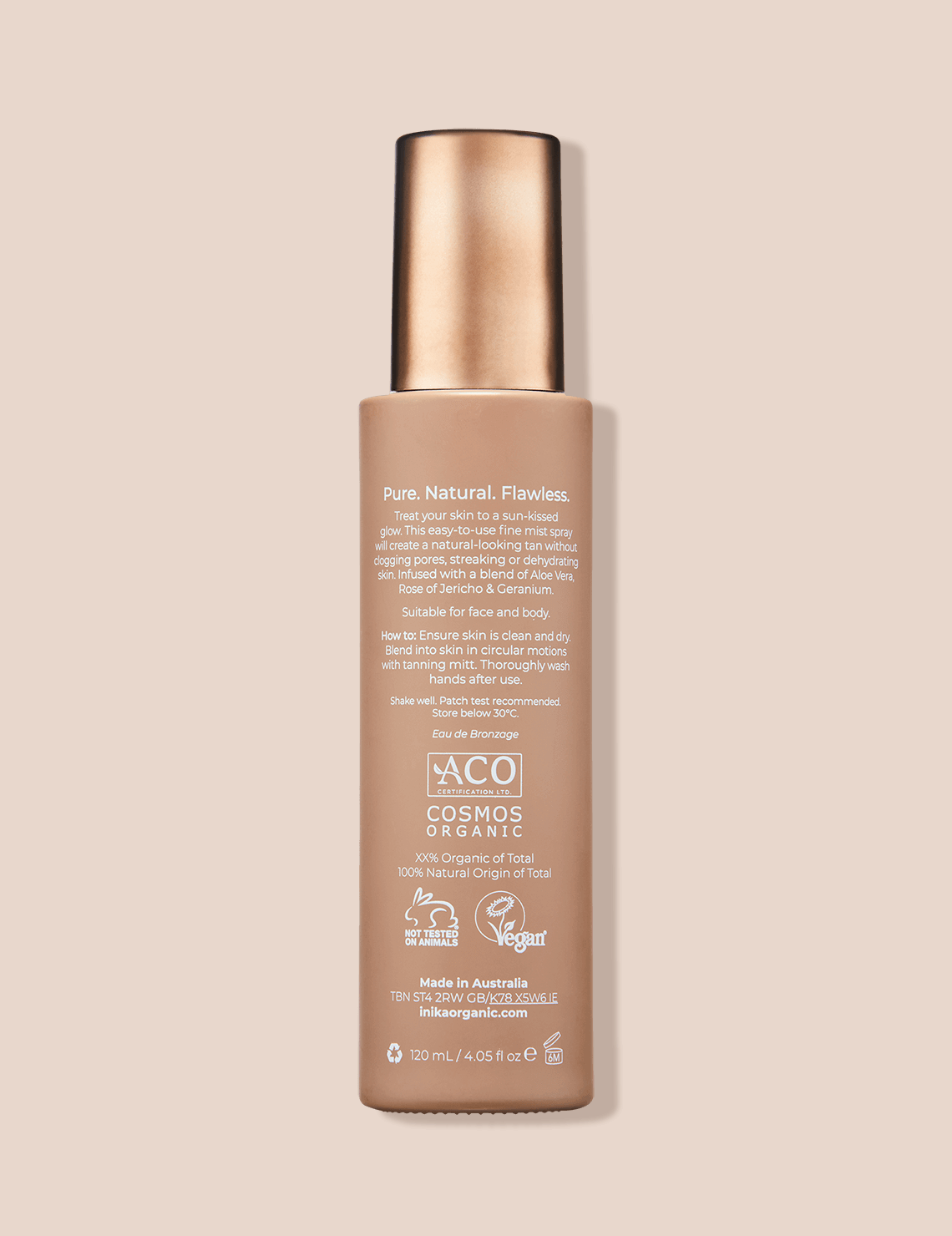 INIKA Organic Natural Tanning Mist