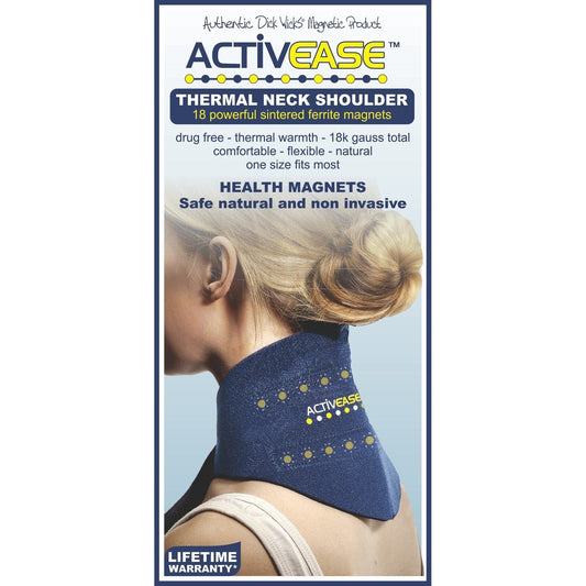 ACTIVEASE THERMAL NECK SUPPORT WITH MAGNETS BY DICK WICKS
