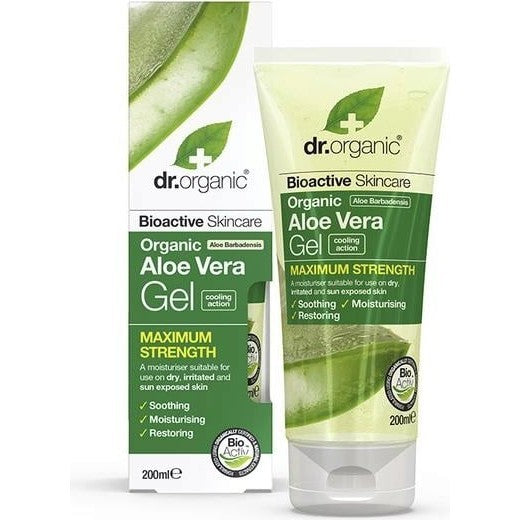 DR ORGANIC Aloe Vera Gel Maximum Strength Organic Aloe Vera 200ml