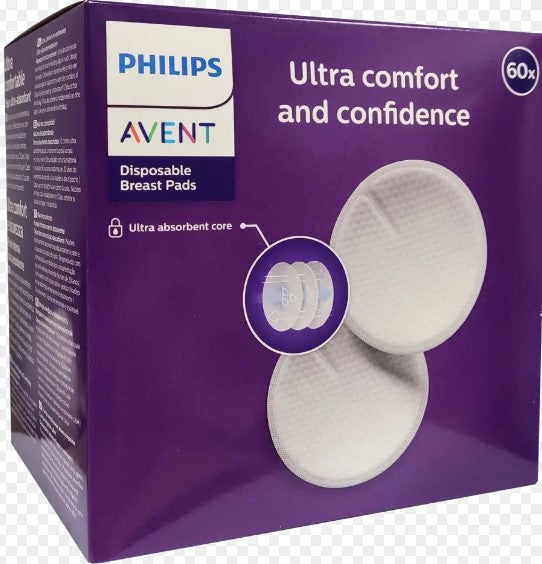 Philips Avent Ultra Comfort Disposable Breast Pads 60 Pack