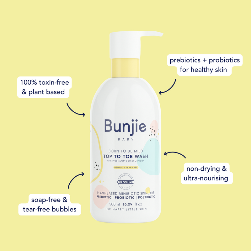 Bunjie Baby Wash Top To Toe 500ml
