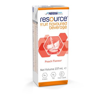 RESOURCE FRTBVGRE PEACH 237mL 24PK