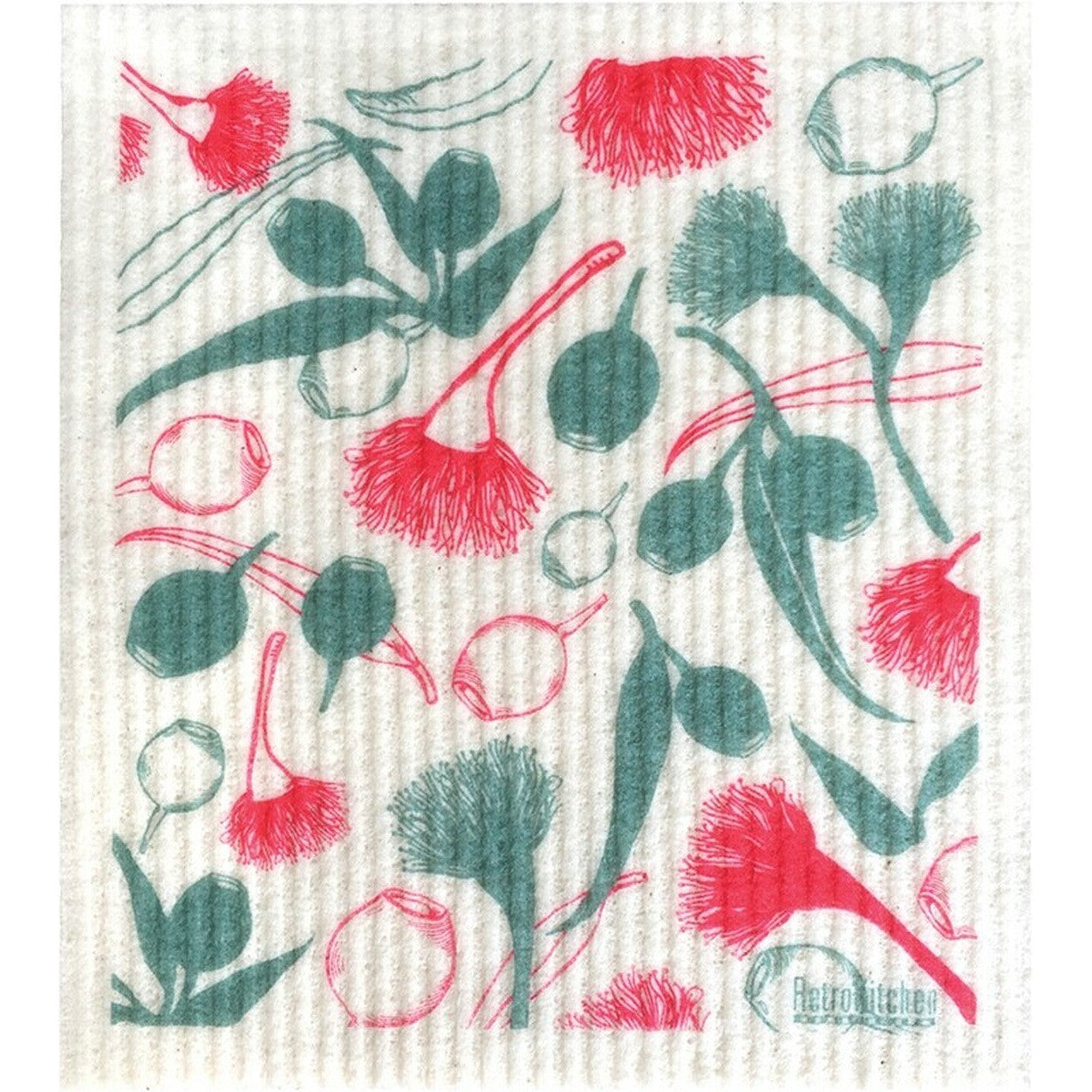 RETROKITCHEN 100% Biodegradable Dishcloth Gumnuts 1