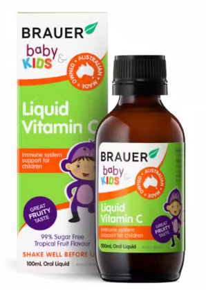 Brauer Baby & Kids Liquid Vitamin C 100mL
