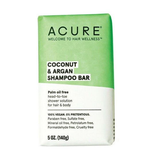 ACURE Coconut & Argan Shampoo Bar 140g