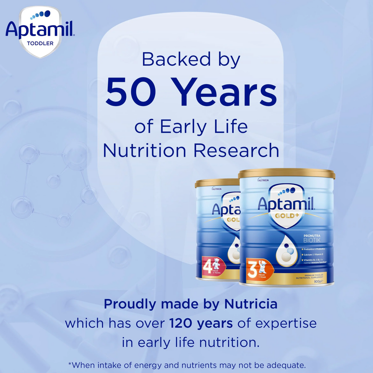 Aptamil Gold+ 1 Pronutra Biotik Baby Infant Formula From 0-6 Months 900g
