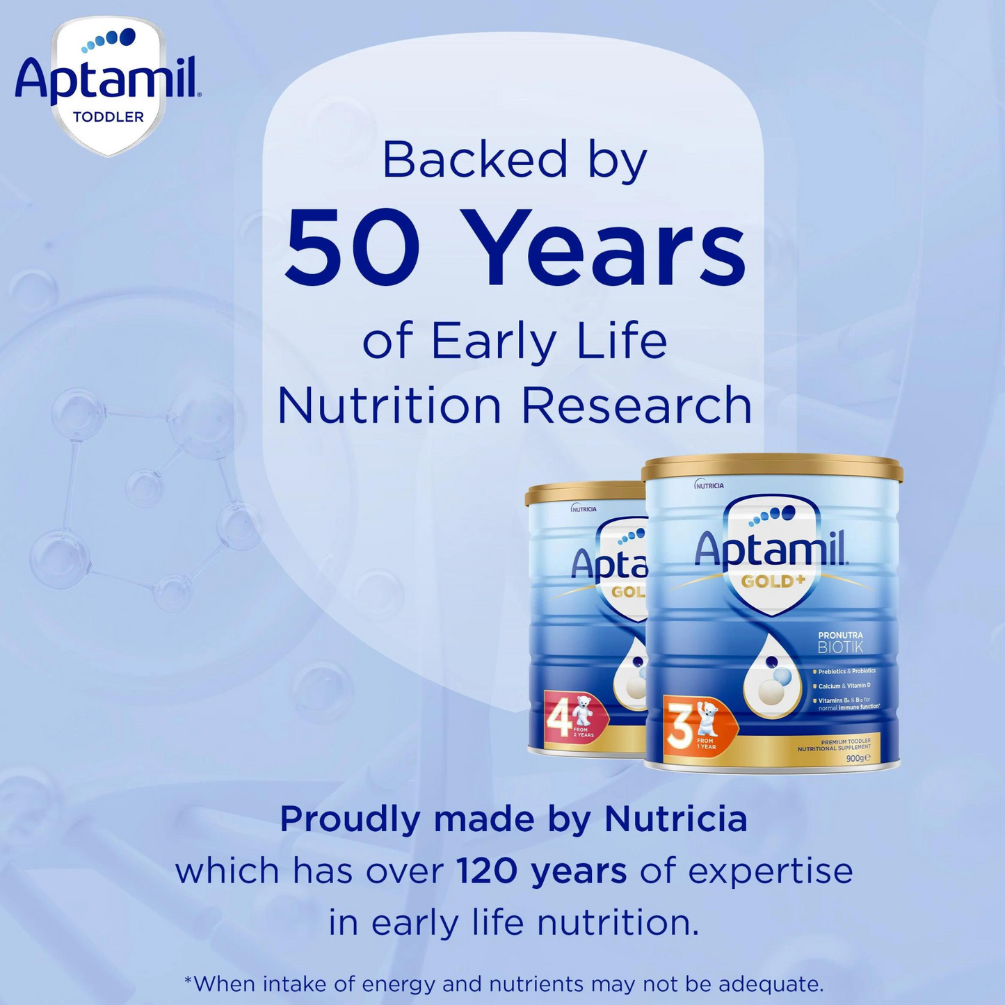 Aptamil Gold+ 1 Pronutra Biotik Baby Infant Formula From 0-6 Months 900g