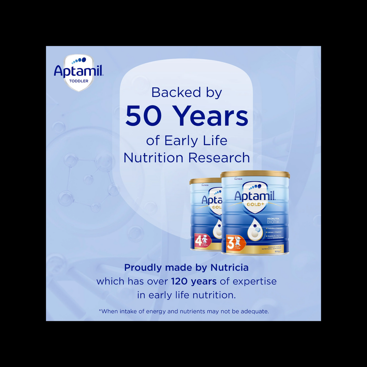 Aptamil Gold+ 1 Pronutra Biotik Baby Infant Formula From 0-6 Months 900g