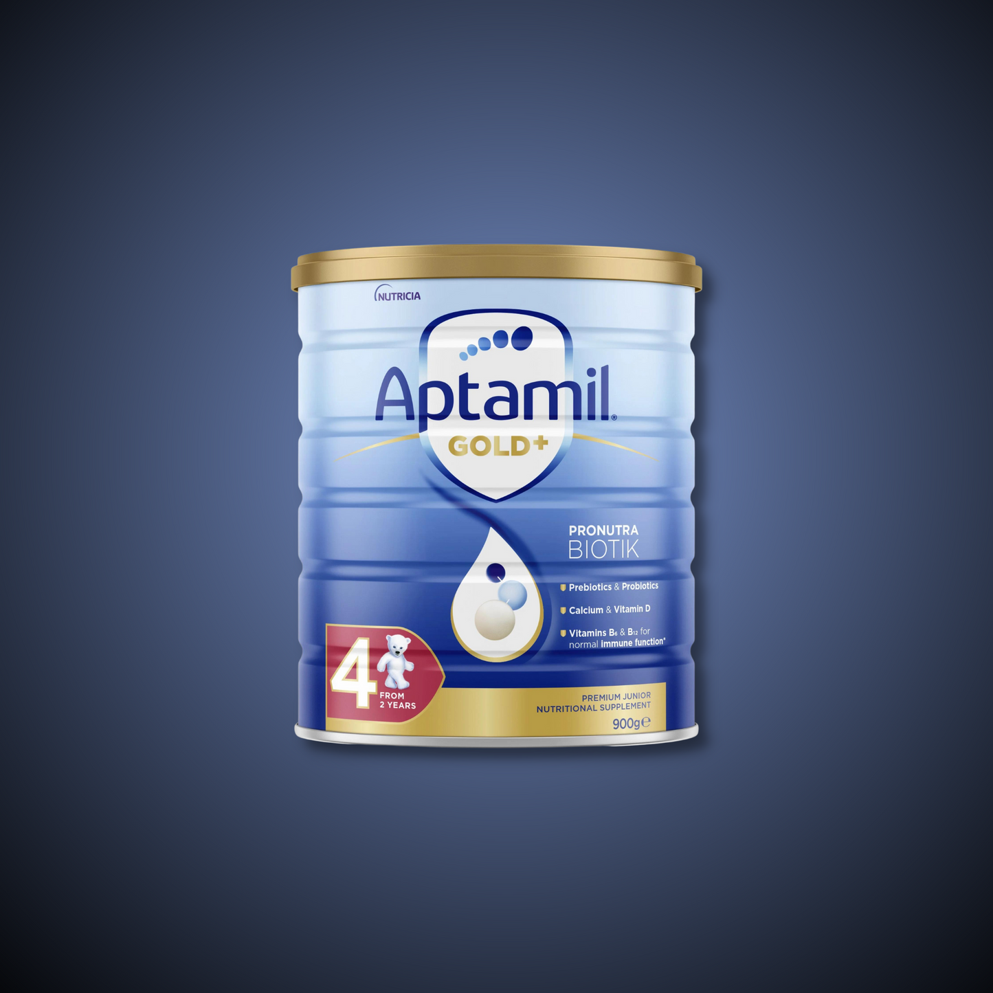 Aptamil Gold+ 4 Pronutra Biotik Junior Nutritional Supplement From 2 Years 900g
