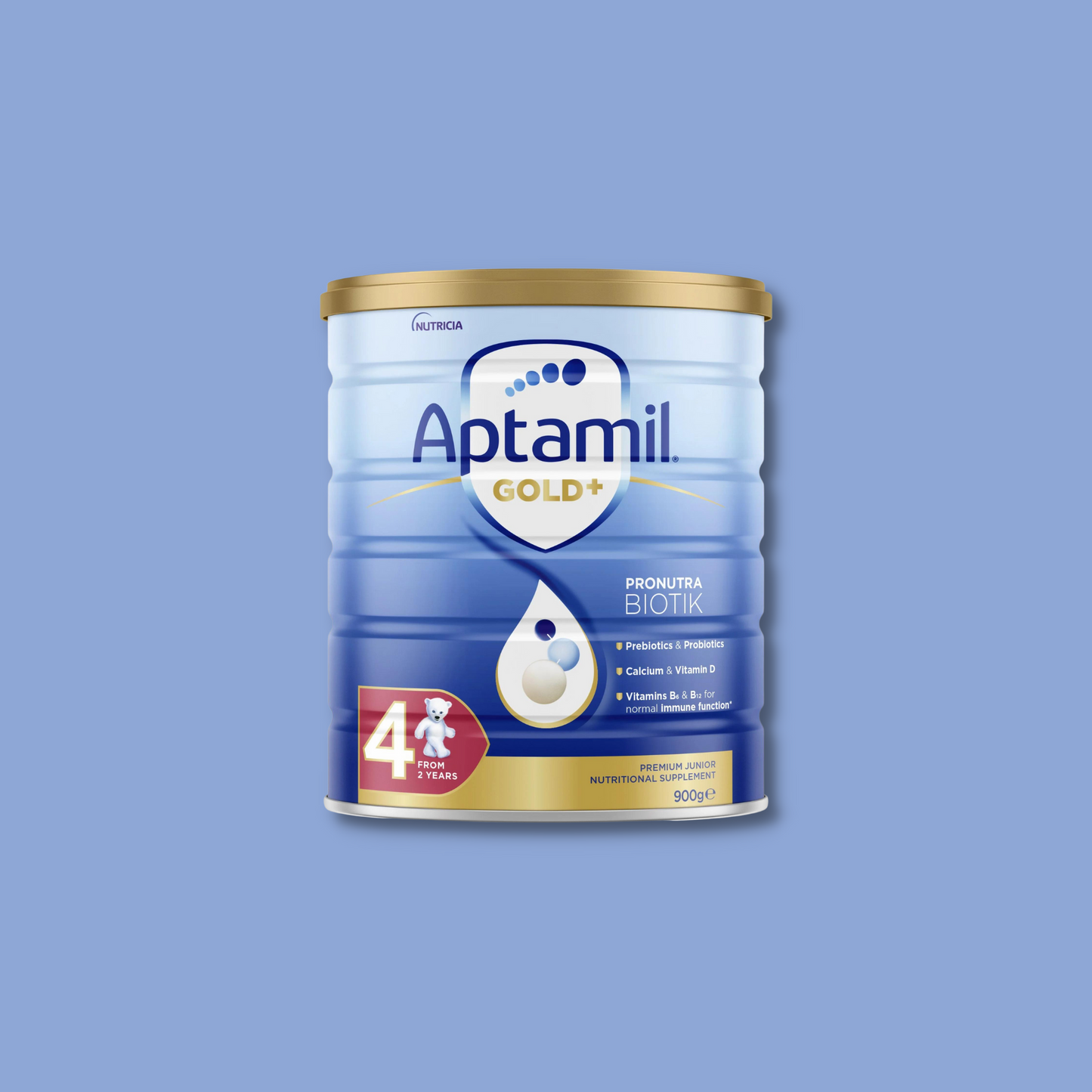 Aptamil Gold+ 4 Pronutra Biotik Junior Nutritional Supplement From 2 Years 900g