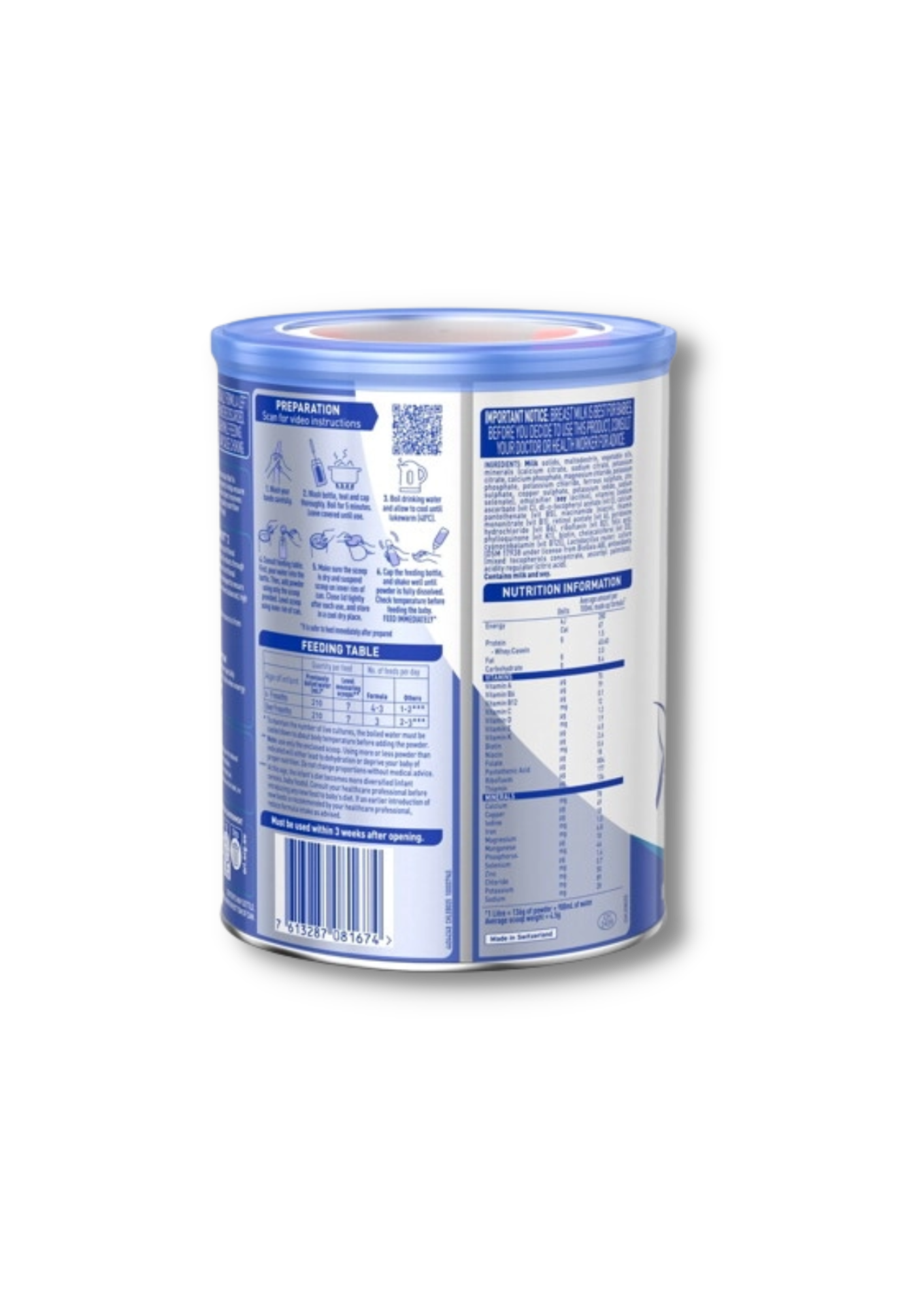 Nestlé NAN COMFORT 2, Follow-On Formula 6-12 Months – 800g