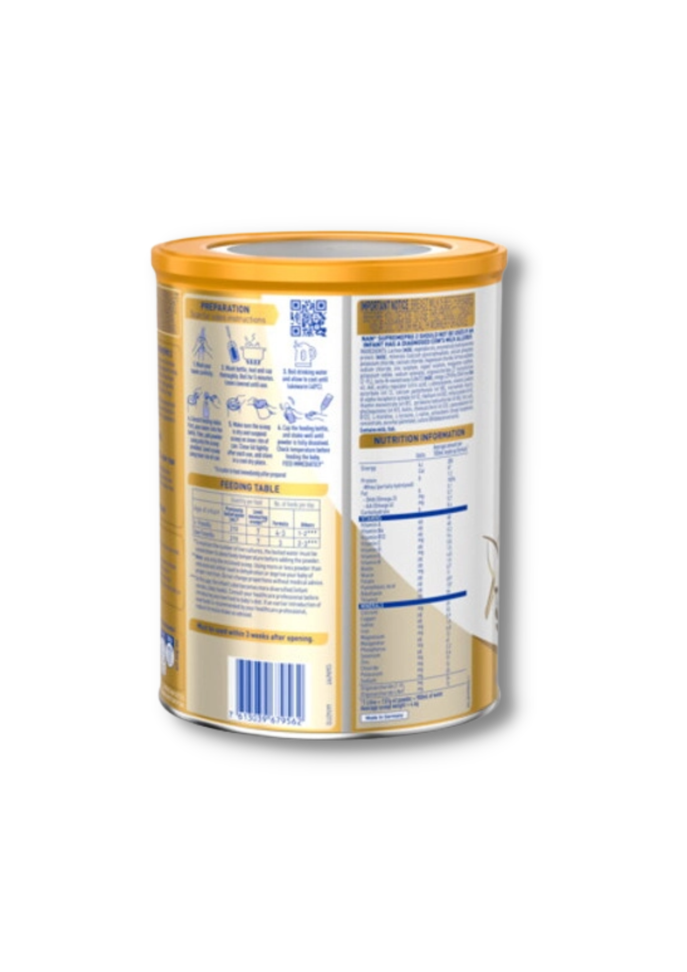 Nestlé NAN SUPREMEpro 2, Premium Follow-On Formula 6-12 Months – 800g