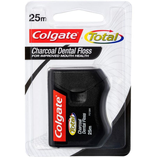 Colgate Total Charcoal Oral Care Dental Floss 25m