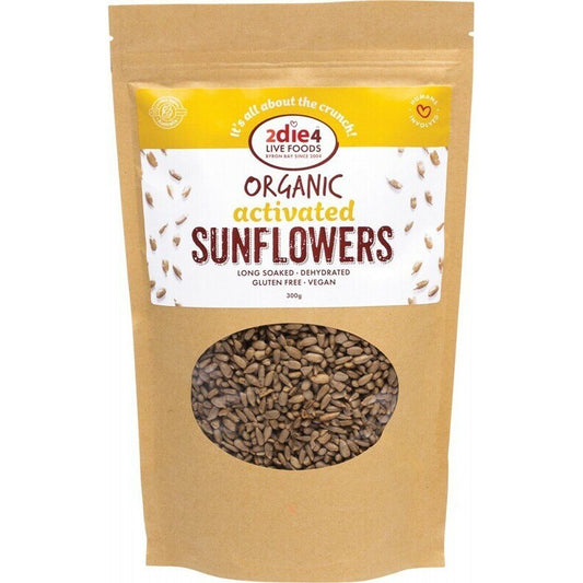 2DIE4 LIVE FOODS Organic Activated Sunflower Seed 300g