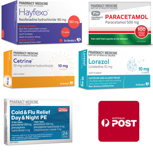2023 Hayfever / Cold & Flu / Pain Relief Overstock Clearance