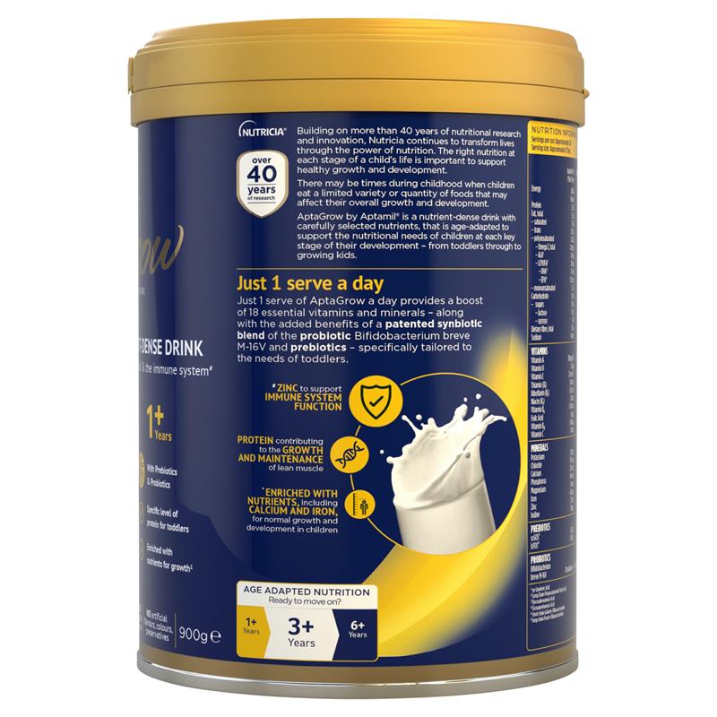 Aptamil Aptagrow 1+ Years Milk Drink 900g (Expiry 09/2024)