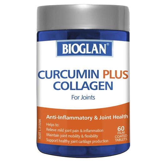 Bioglan Curcumin Plus Collagen 60 Tablets