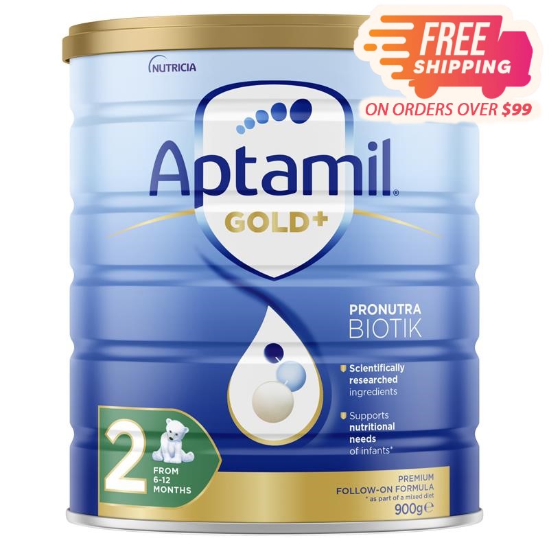 Aptamil Gold+ 2 Baby Follow-On Formula From 6-12 Months 900g