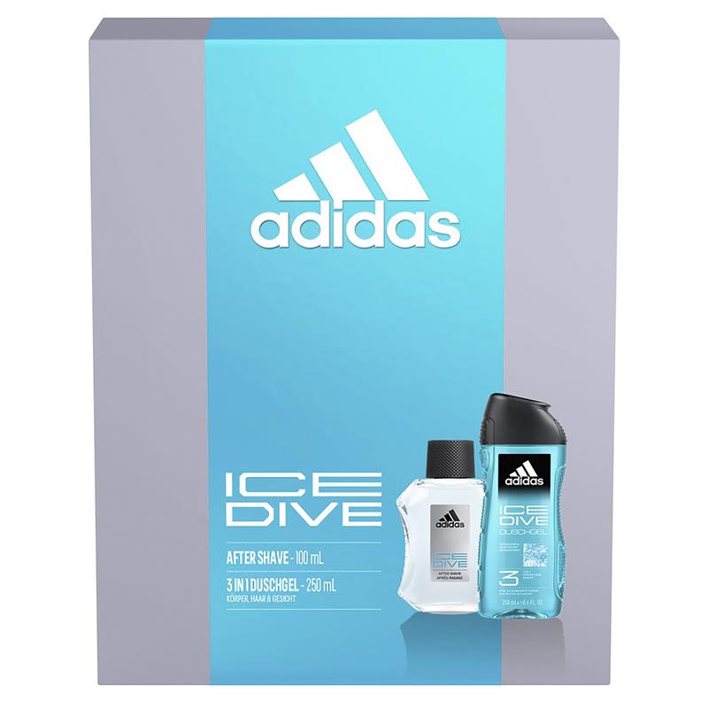 Adidas Ice Dive Eau de Toilette 100ml 2 Piece Set