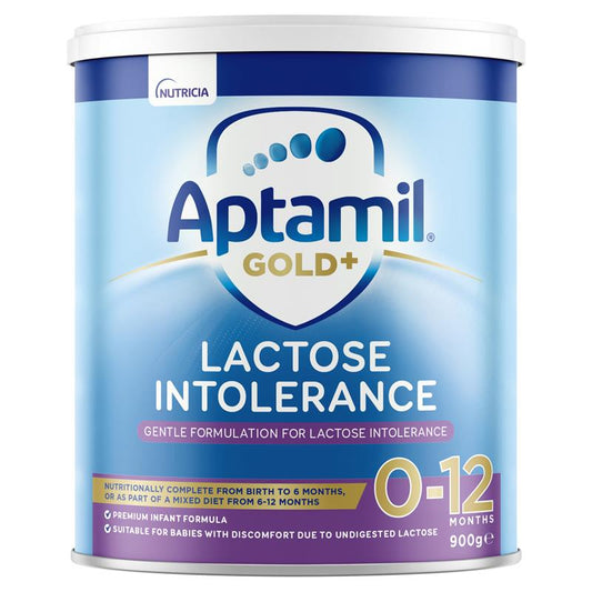 Aptamil Gold+ Lactose Intolerance Baby Infant Formula 0 - 12 Months 900g (expiry 3/24)
