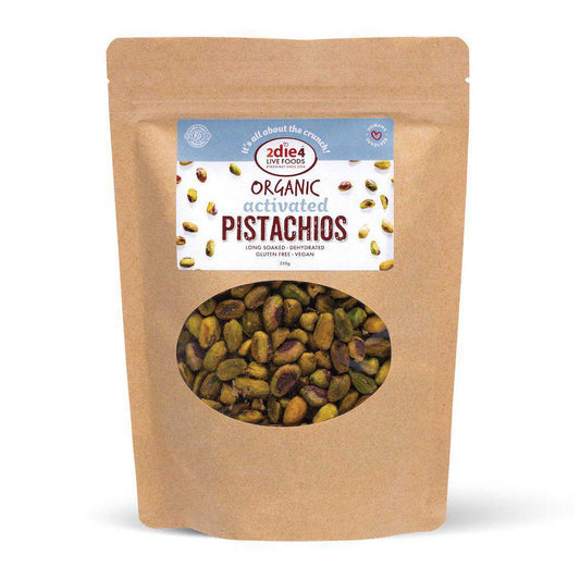 2DIE4 LIVE FOODS Organic Activated Pistachios 100g