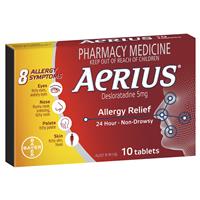 Aerius 5mg 10 Tablets