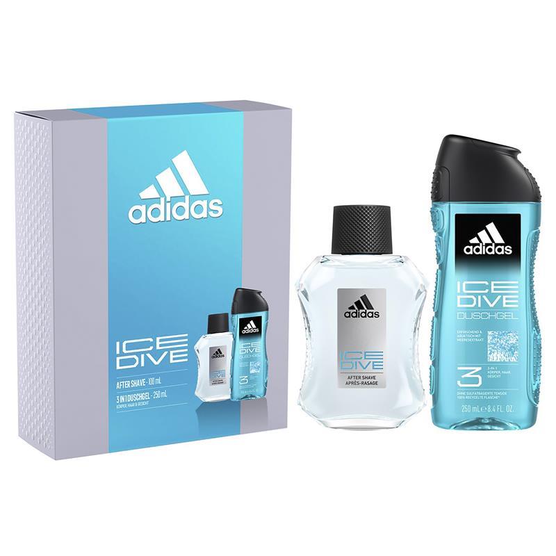 Adidas Ice Dive Eau De Toilette 50ml & Shower Gel 2 Piece Set