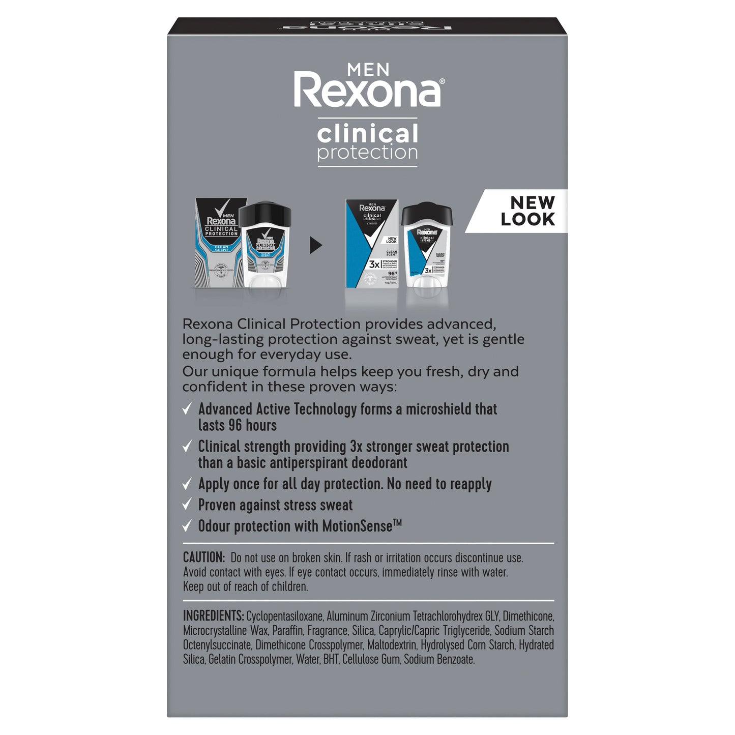 Rexona for Men Clinical Protection Antiperspirant Clean Scent 45ml