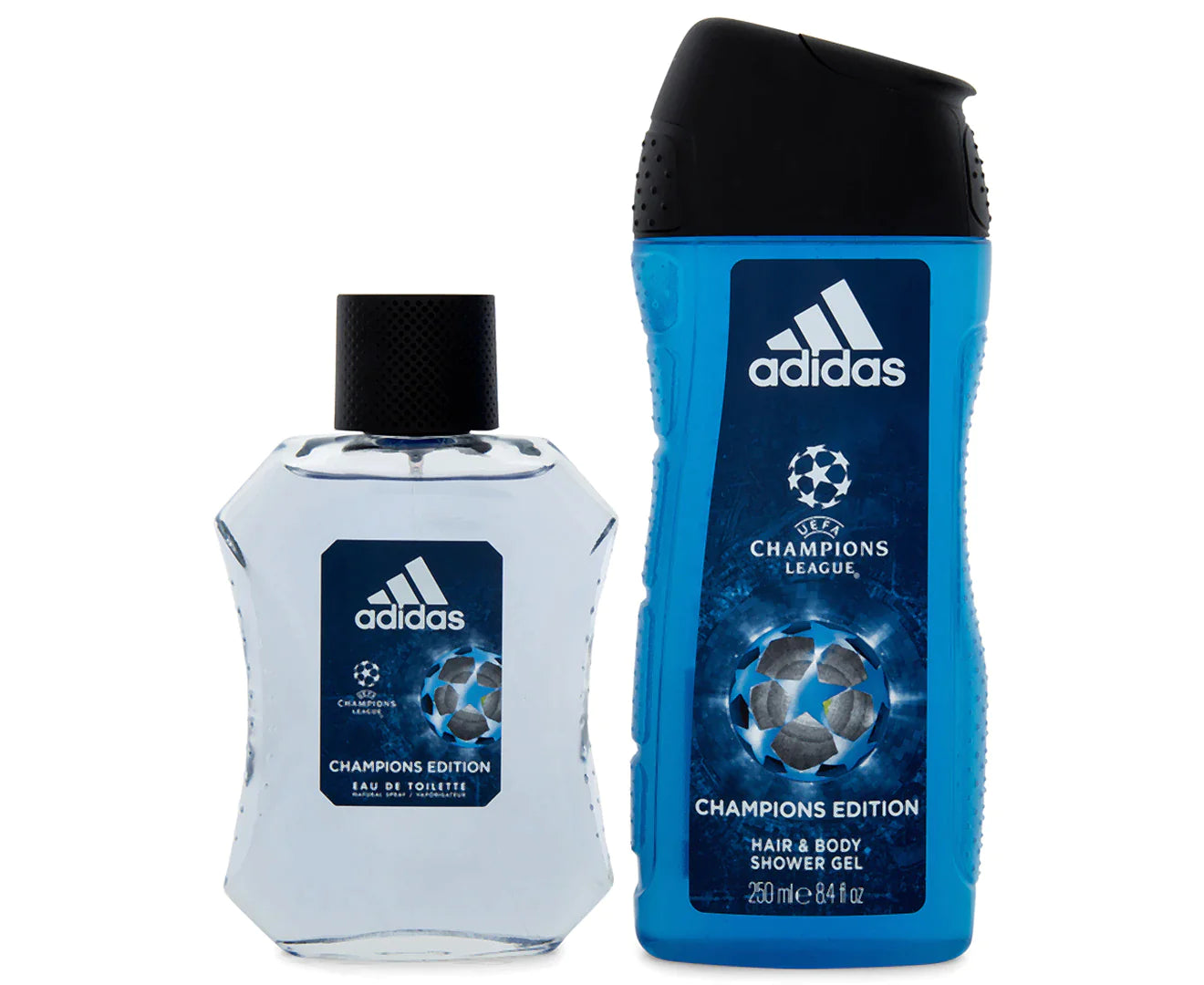 Adidas UEFA Champions League Champions Edition Eau De Toilette 50ml & Shower Gel 2 Piece Set